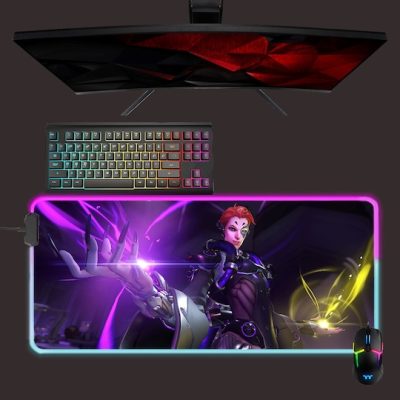 Overwatch Moira RGB Mouse Pad