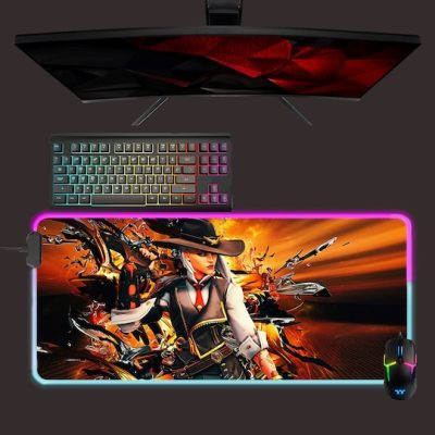 Overwatch  Ashe RGB Mouse Pad