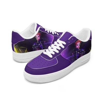 Overwatch Moira Leather Low Tops Sneakers